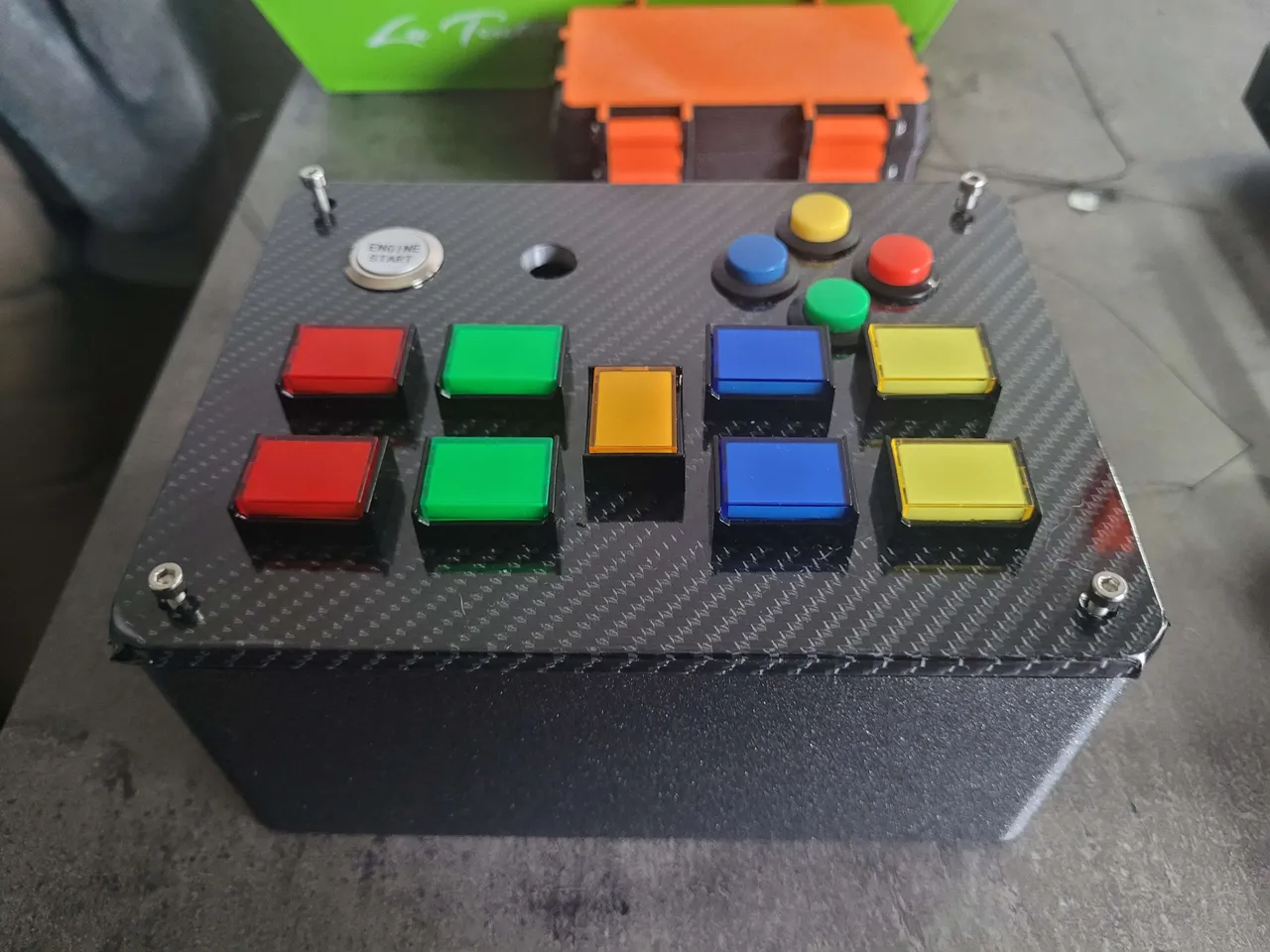 Button box sim racing by dimi25 | Download free STL model | Printables.com