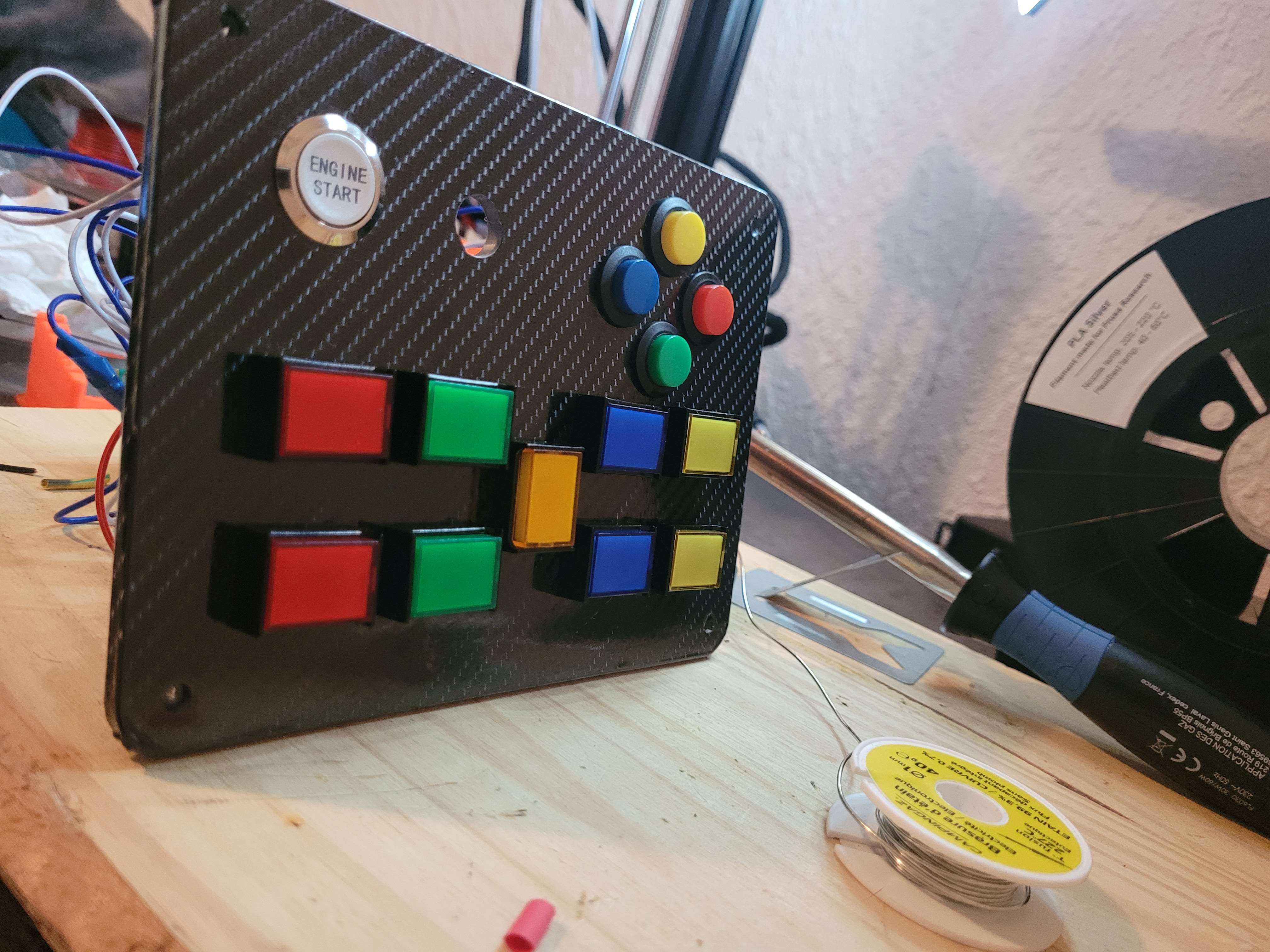 Button box sim racing by dimi25 | Download free STL model | Printables.com