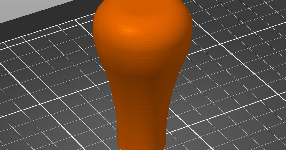 Simple Shifter Knob by ecog Download free STL model