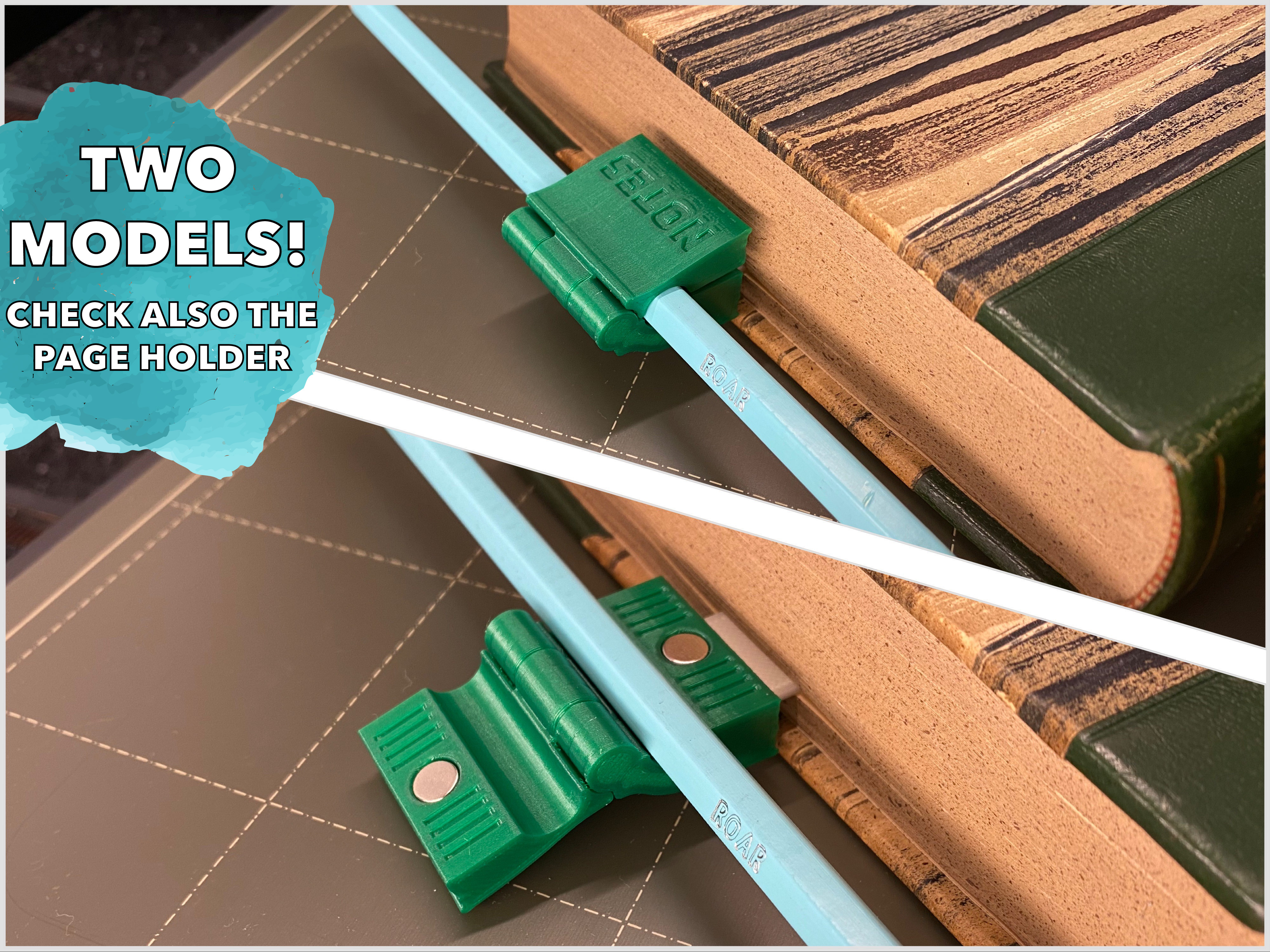 The Book - Magnetic pencil holder bookmark