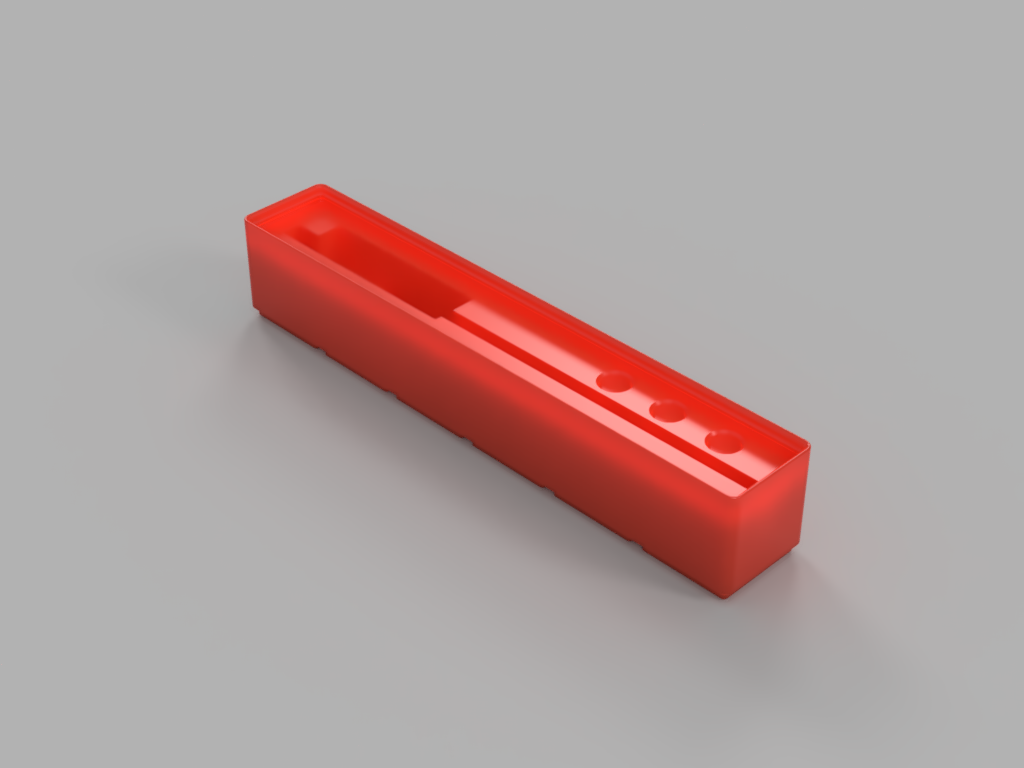Gridfinity Caliper Storage with Batteries