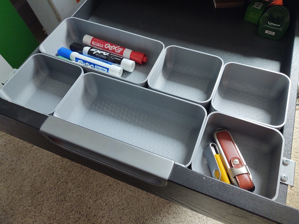 Ikea Galant Drawer Organizer 1x1 par benrr101 Téléchargez gratuitement un modèle STL