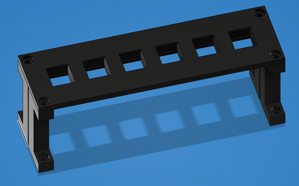 6 Port Keystone Patch Panel for 6"/12" Network Cabinet