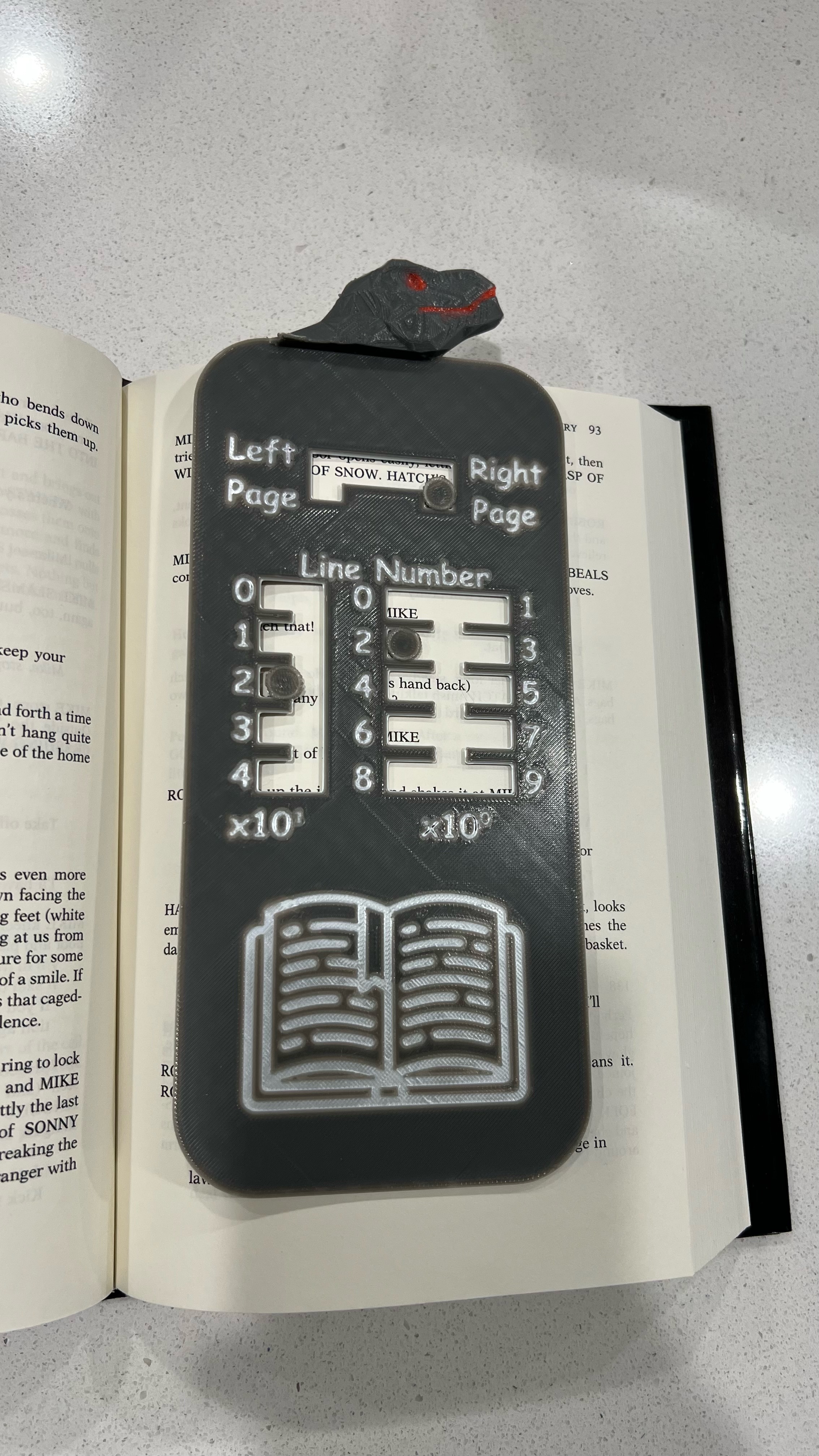 A Slightly Over-Engineered Bookmark - Low Poly T-Rex
