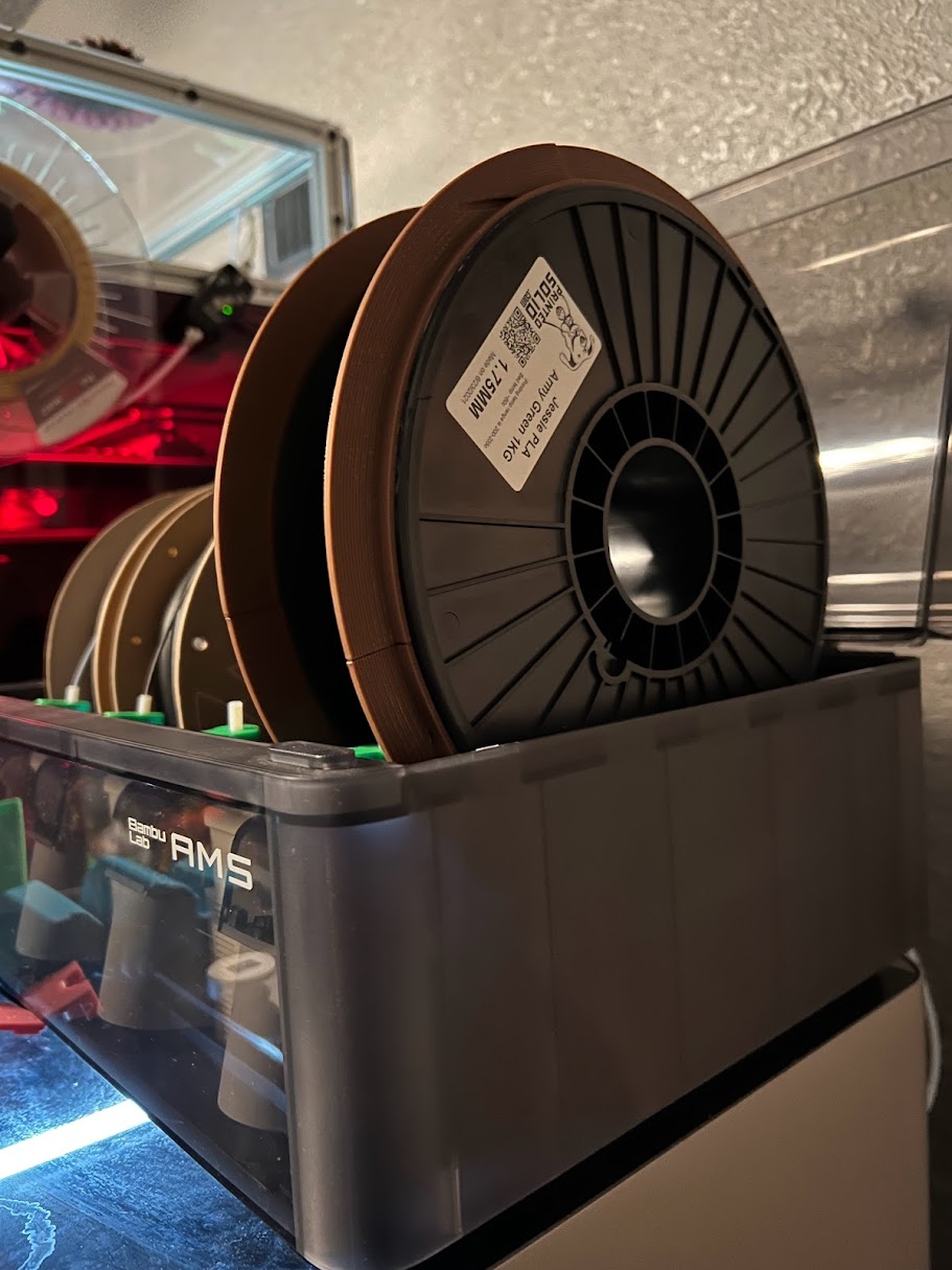 AMS Spool Adapter - PS Jessie Plastic by Polymira | Download free STL ...