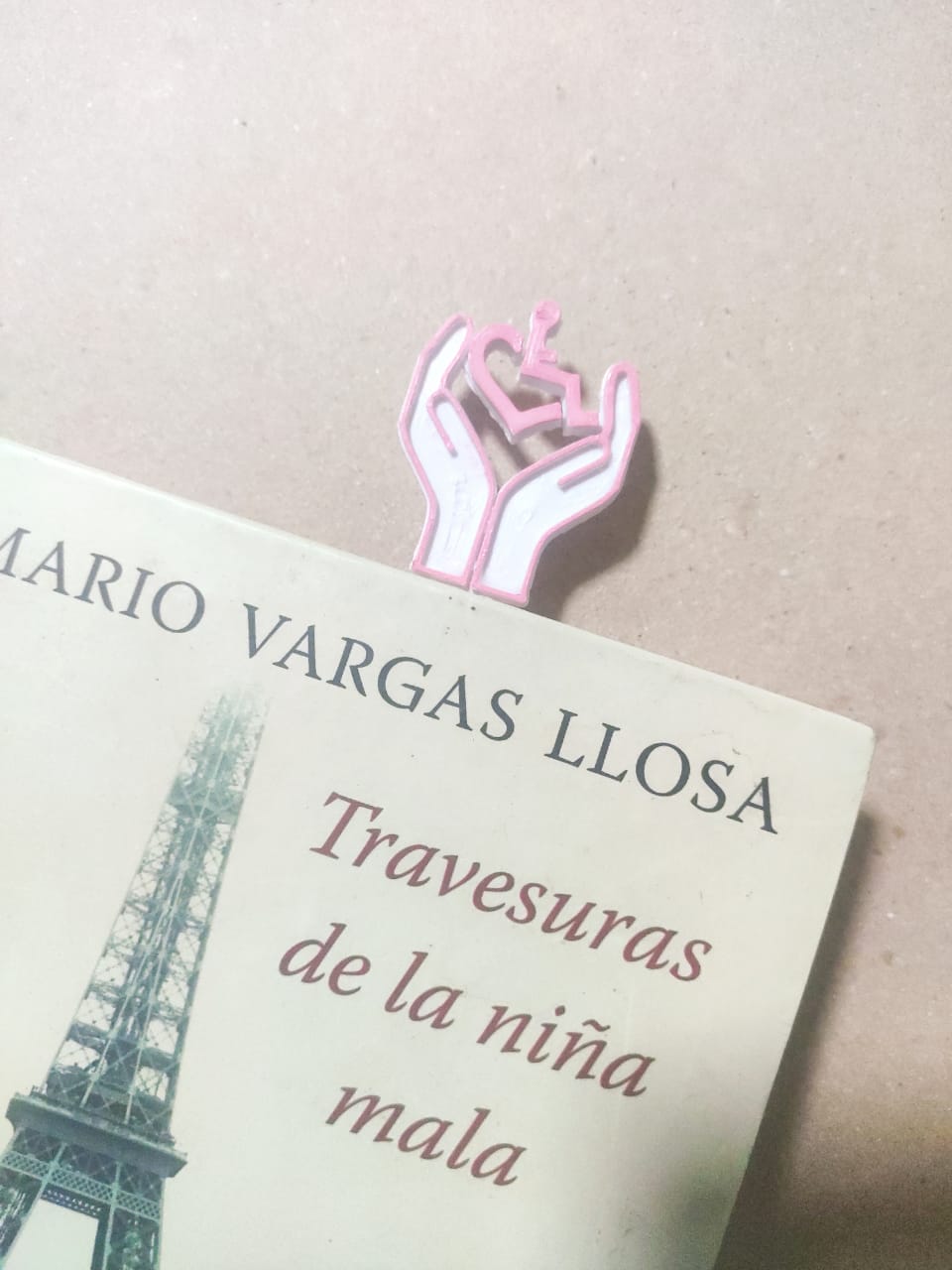Marcapáginas motivo Discapacidad
