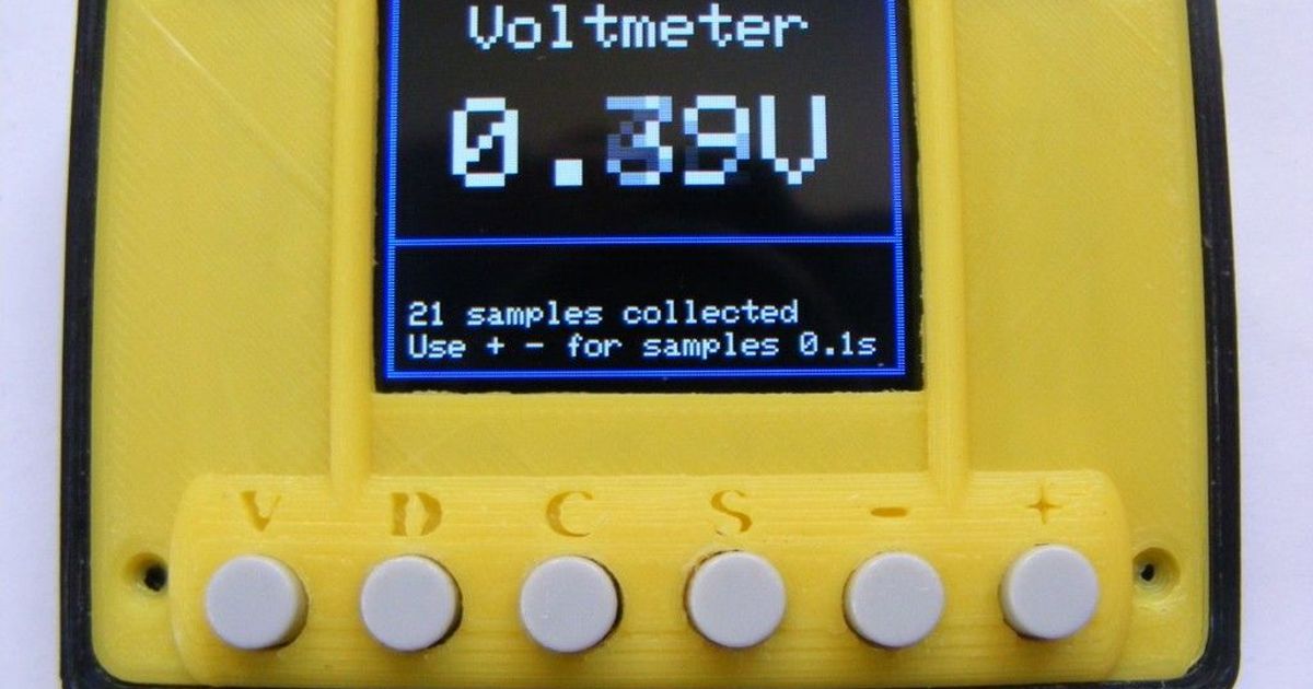 Voltmeter Data Logger Continuity Diode Tester Arduino STM32 by Boda ...