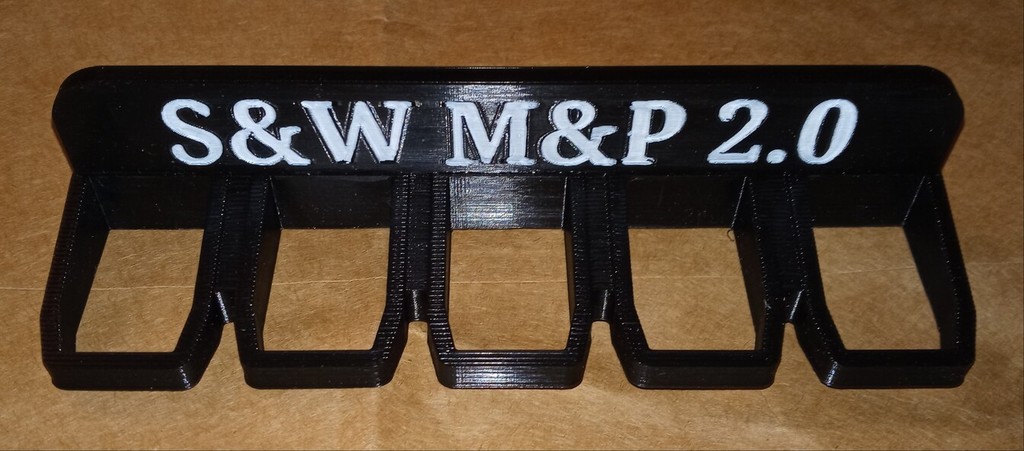 Smith & Wesson M&P 2.0 9mm Mag Rack by Fredyk82 | Download free STL ...