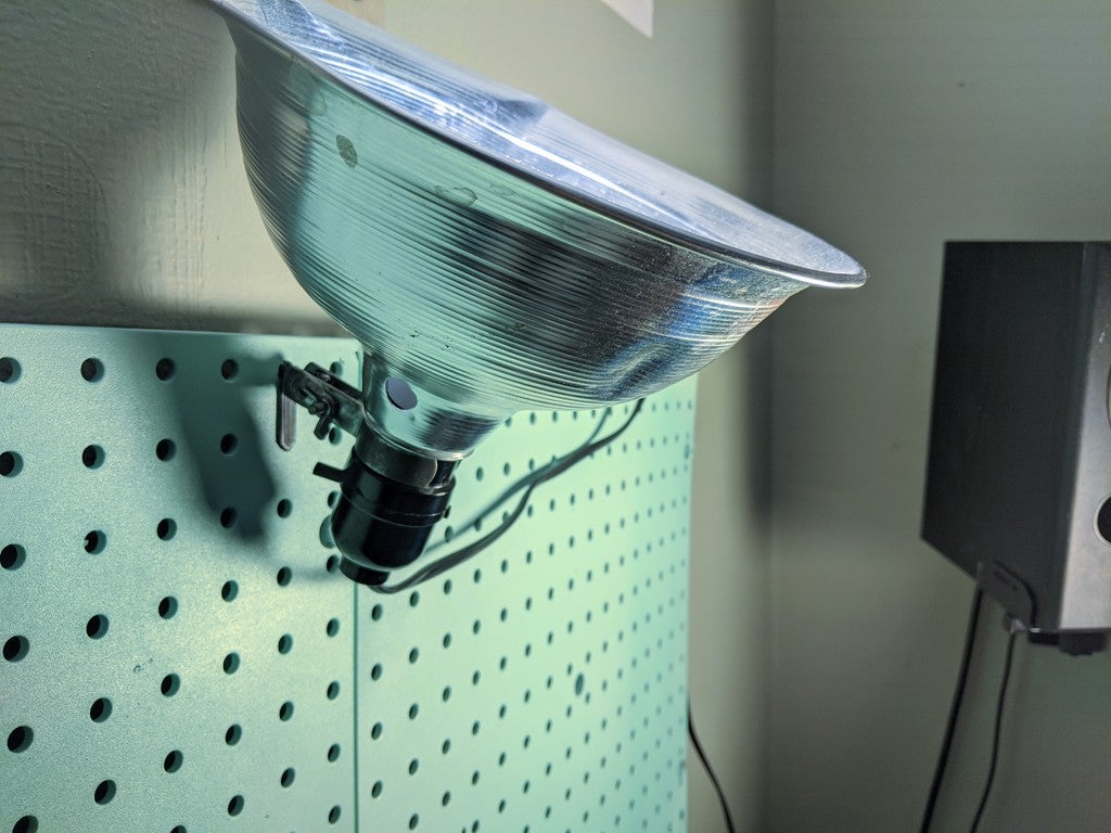 Pegboard Clamp Light Converter