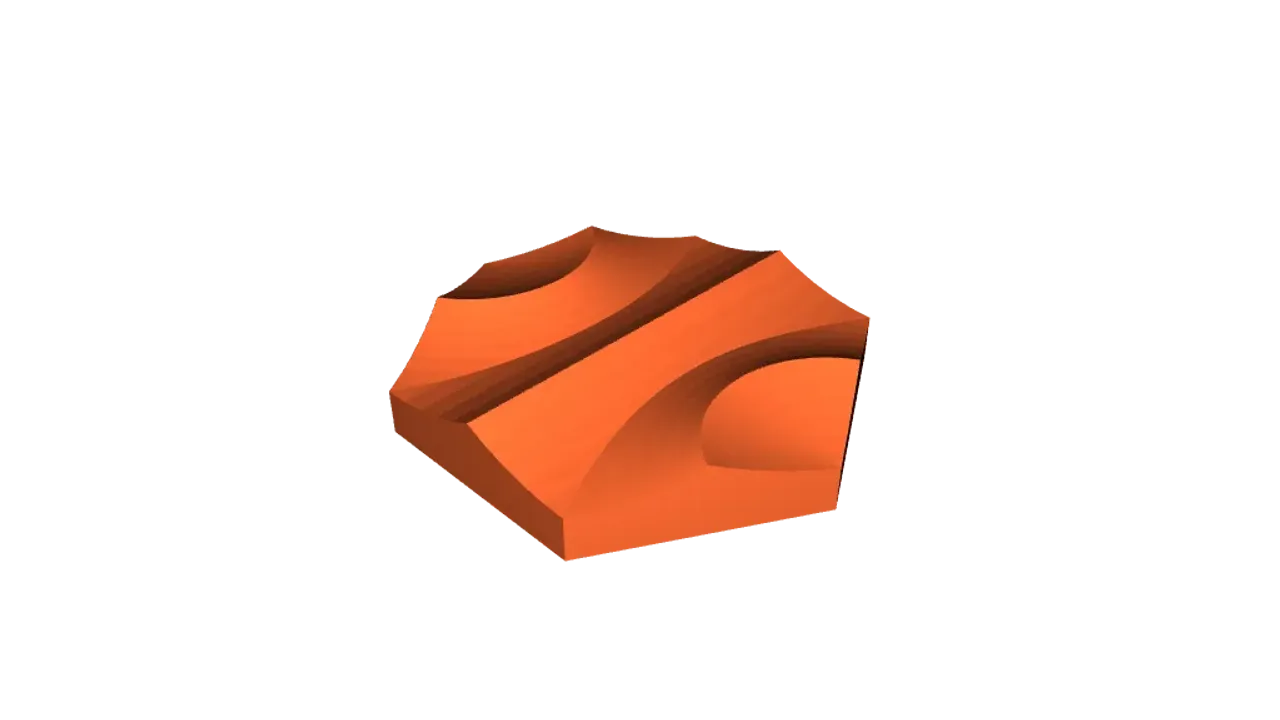 Tessellating Embossed Hexagon by Referentiel | Download free STL model ...