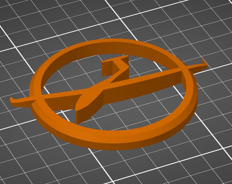 Miniatura 2 do modelo 3D Opel Glider Logo