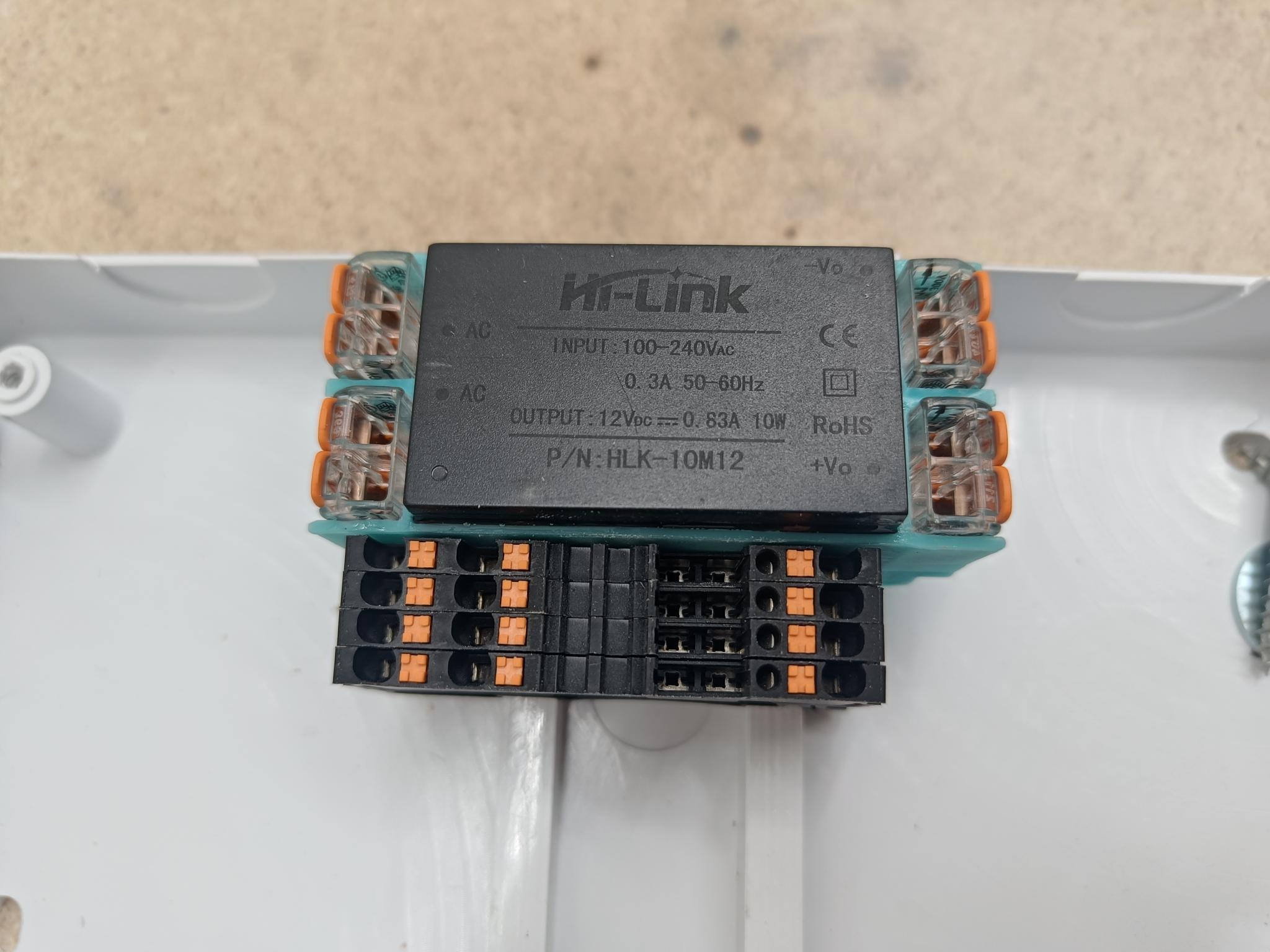 Din rail mount HLK-10M12 PSU by RCWeinstadt | Download free STL model ...
