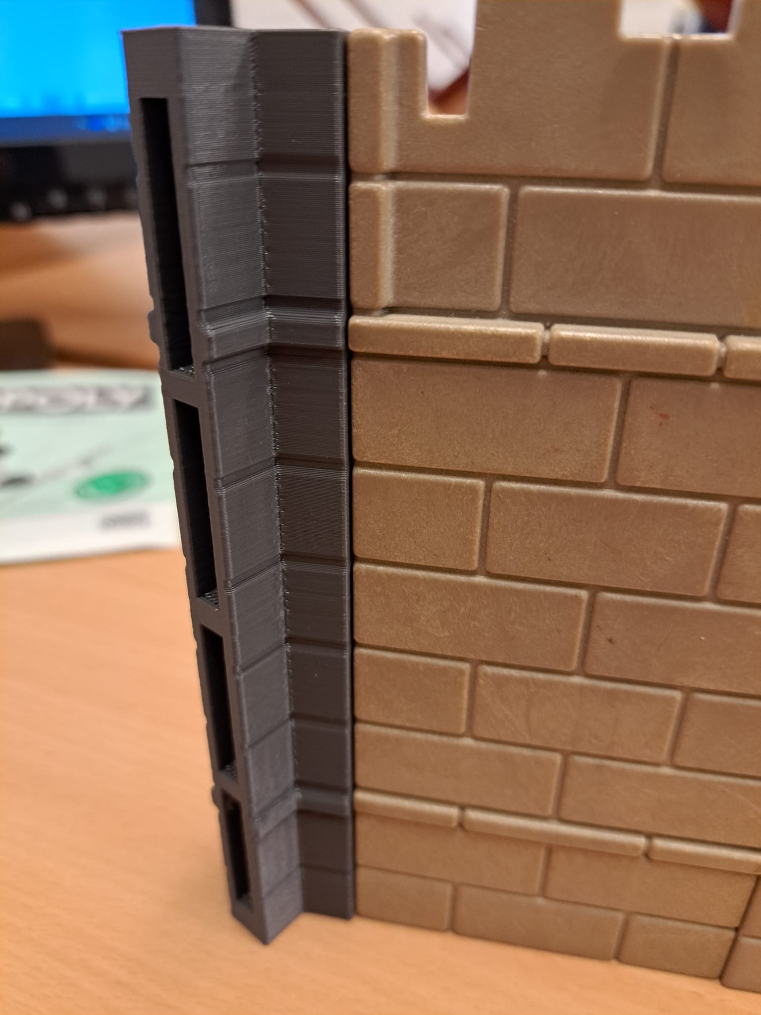 Playmobil castle wall connector