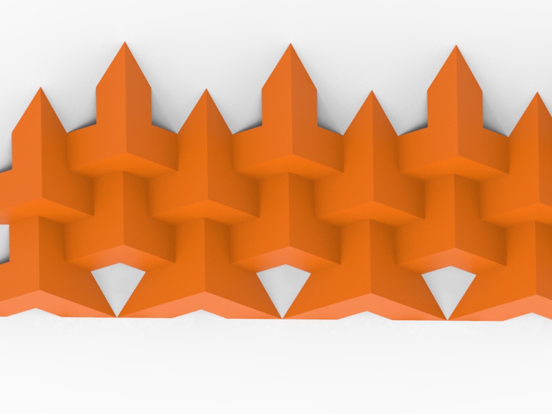 3d tesselating piece