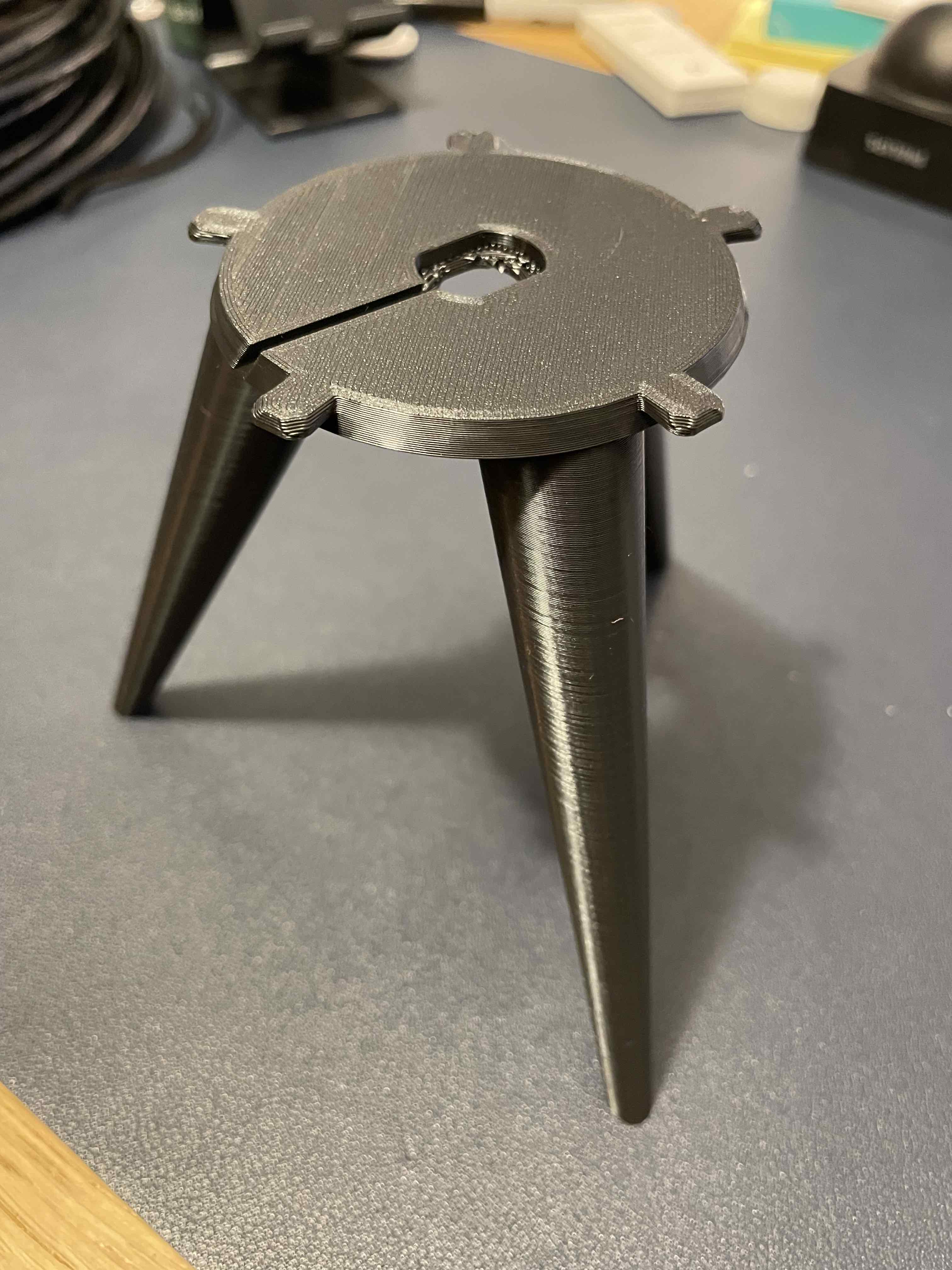 Moon Lamp stand from Ikea Svallet lamp parts more sturdy by CJPrints