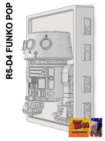 R5-D4 frozen in Carbonite