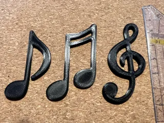 Music Notes by Noreva | Download free STL model | Printables.com