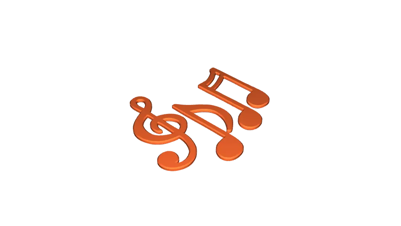Music Notes by Noreva | Download free STL model | Printables.com