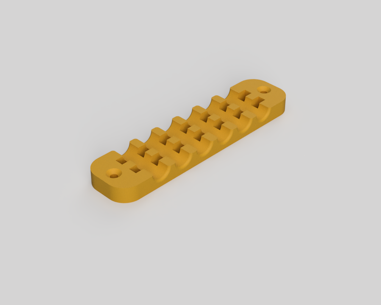 Zip Ties cable management plate with screw holes