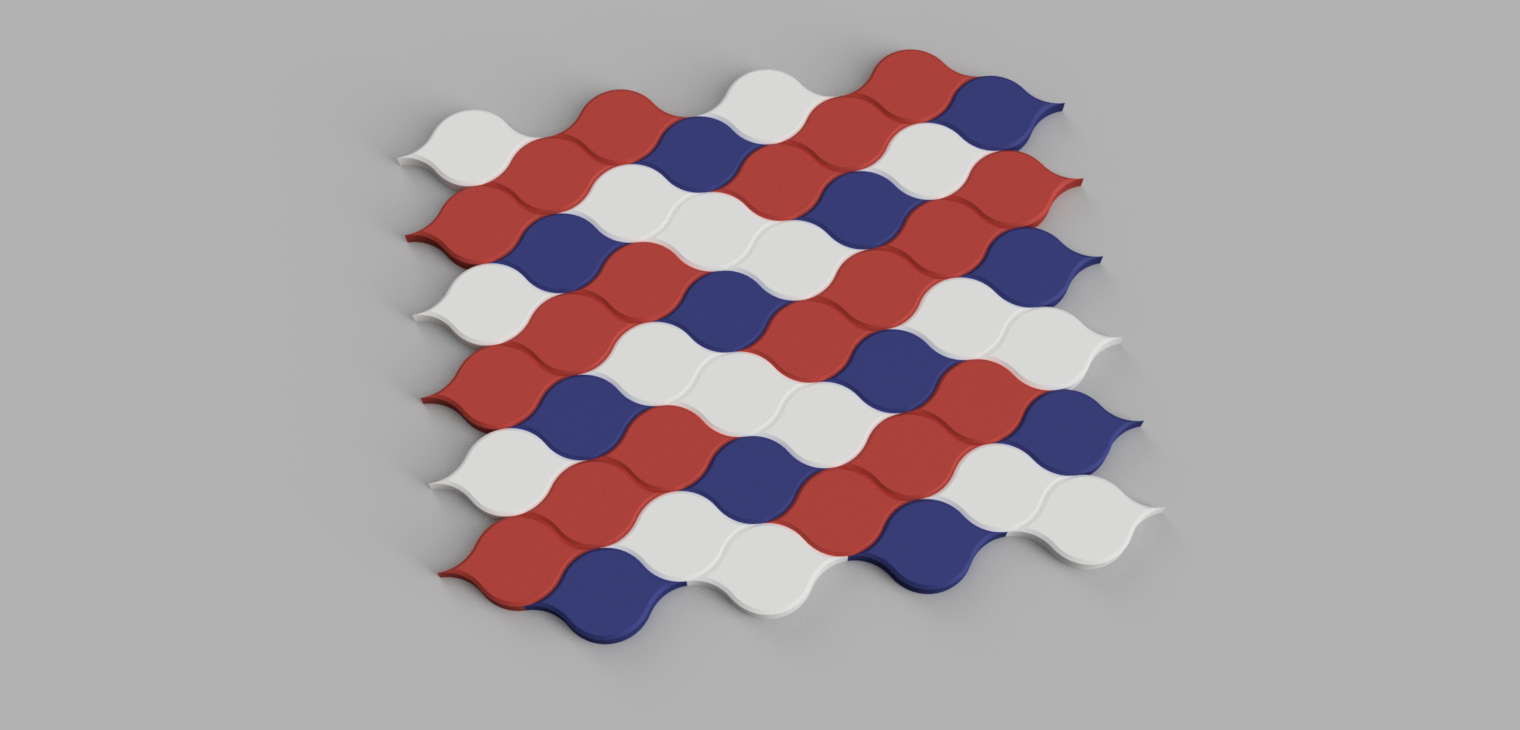 Dragon Scale Tessellation Tiles