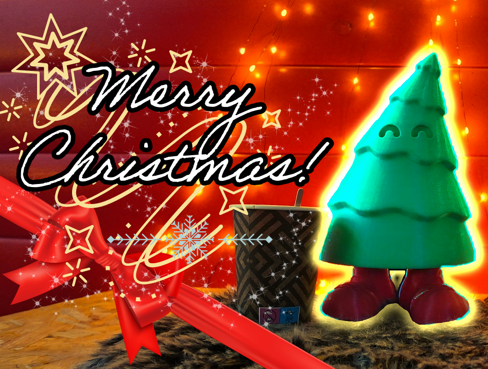 Giant scale fix for Cute Christmas tree with shoes