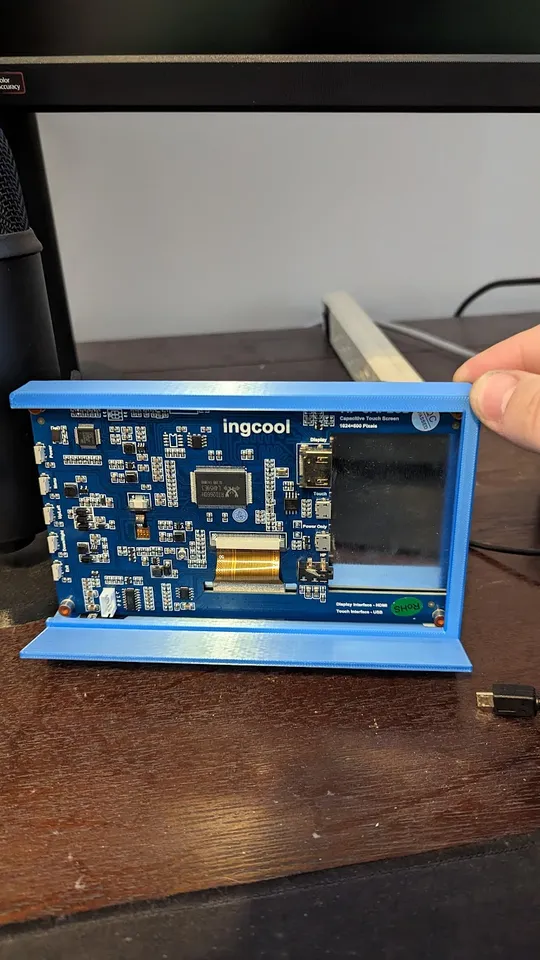 Sensor Display Screen Holder by closer | Download free STL model ...