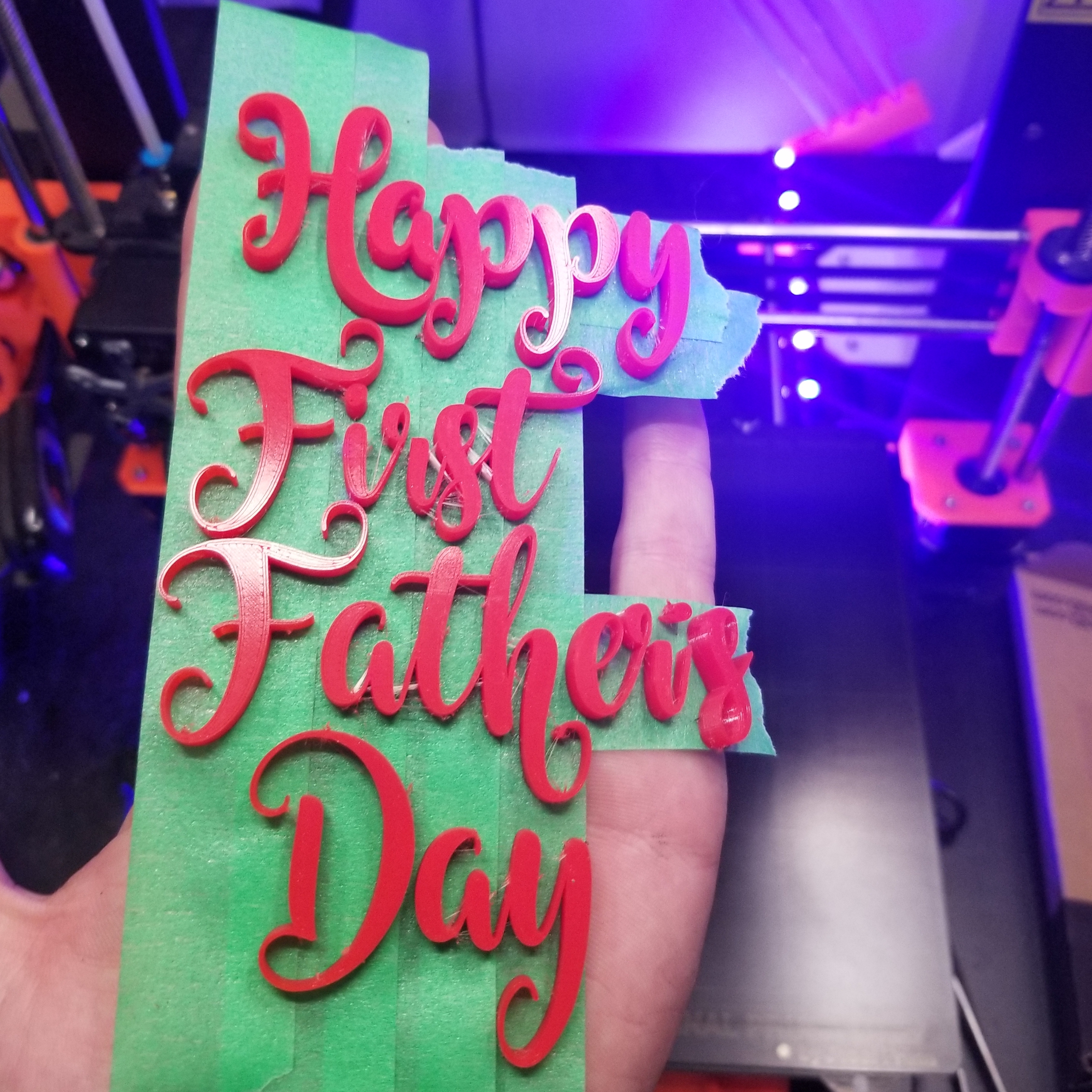 Happy first father's day 3D script
