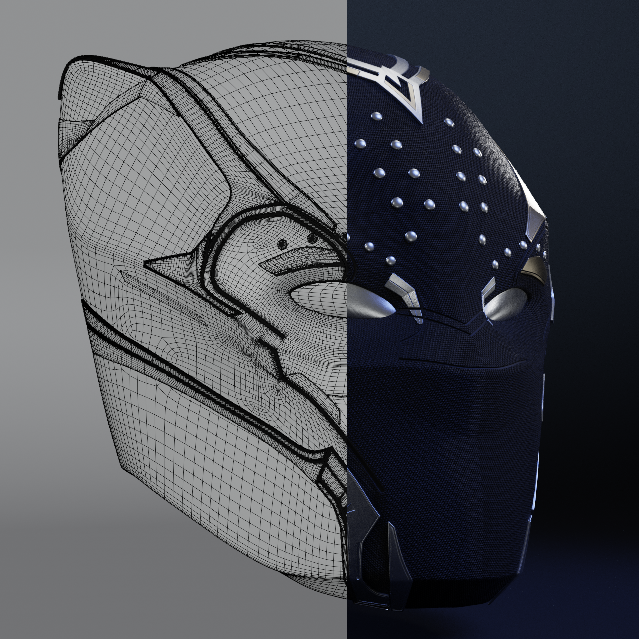 Shuri's Black Panther Mask