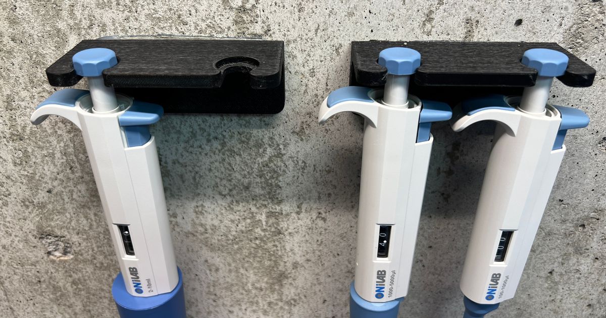 Pipette Holder by david.h61 Download free STL model