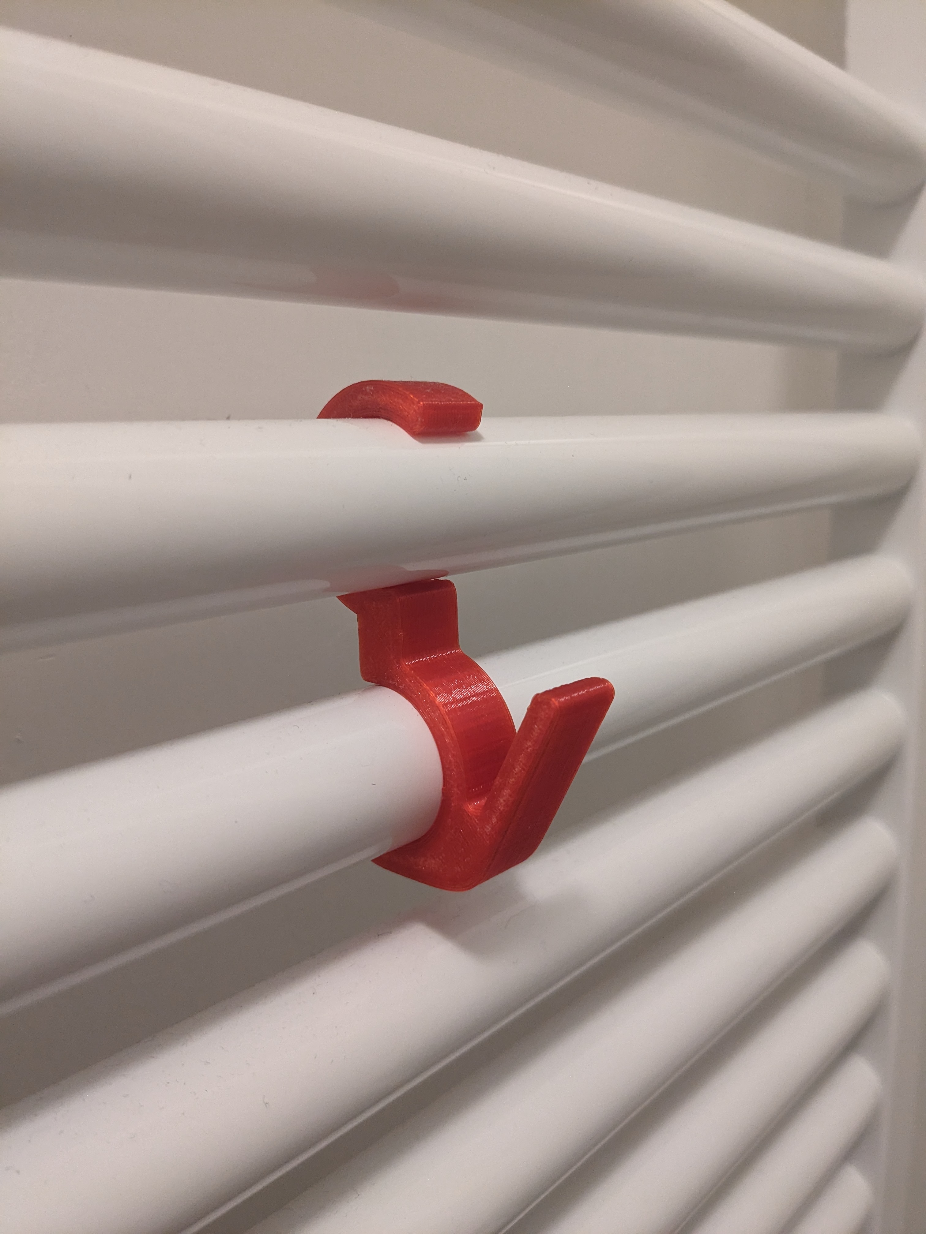 Snap-fit radiator hook