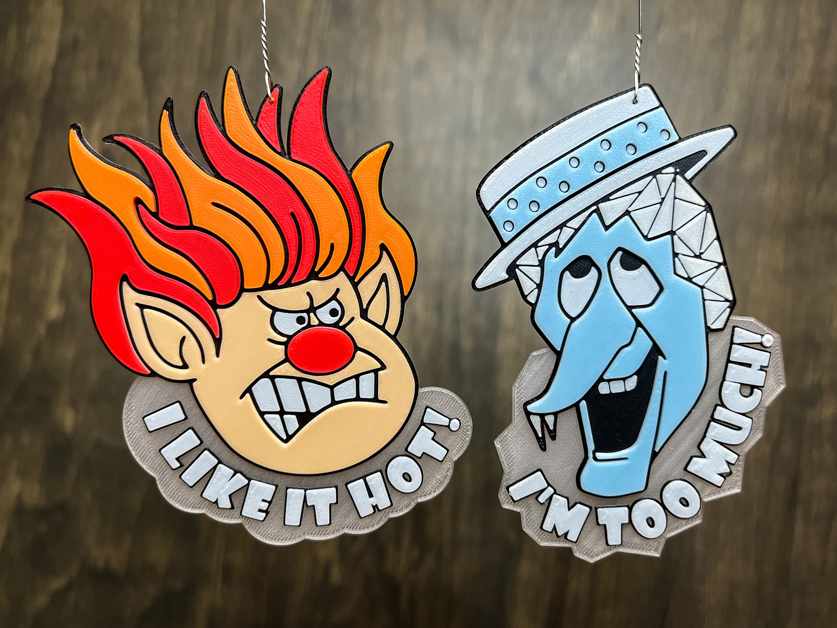 The Miser Brothers (Snow Miser / Heat Miser) by fasteddy | Download free  STL model | Printables.com