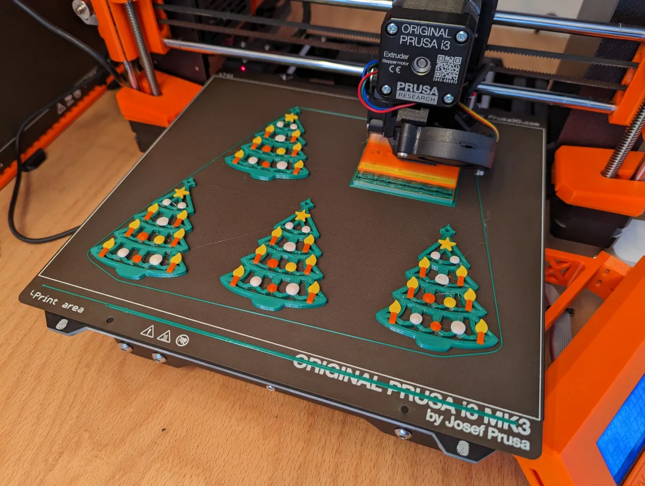 3D Printed Multi-Colored Louis Vuitton Christmas tree Christmas Ornam