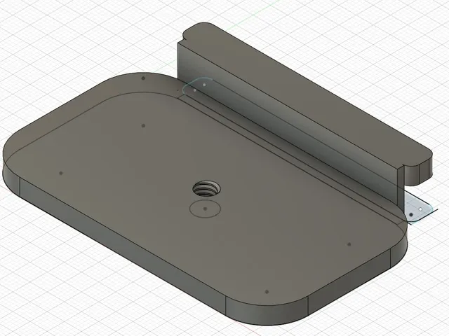 Tripod mount for the Logitech Meetup Conferencecam