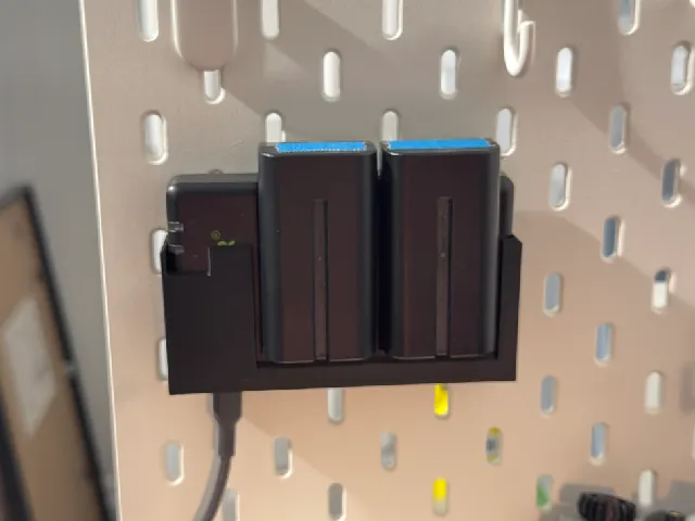 NEEWER NP-F Battery & DU-F550 Charger for IKEA SKADIS