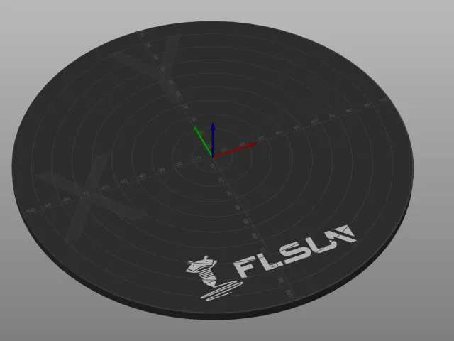 FLSUN Q5 - Slicer Model and Bed Texture