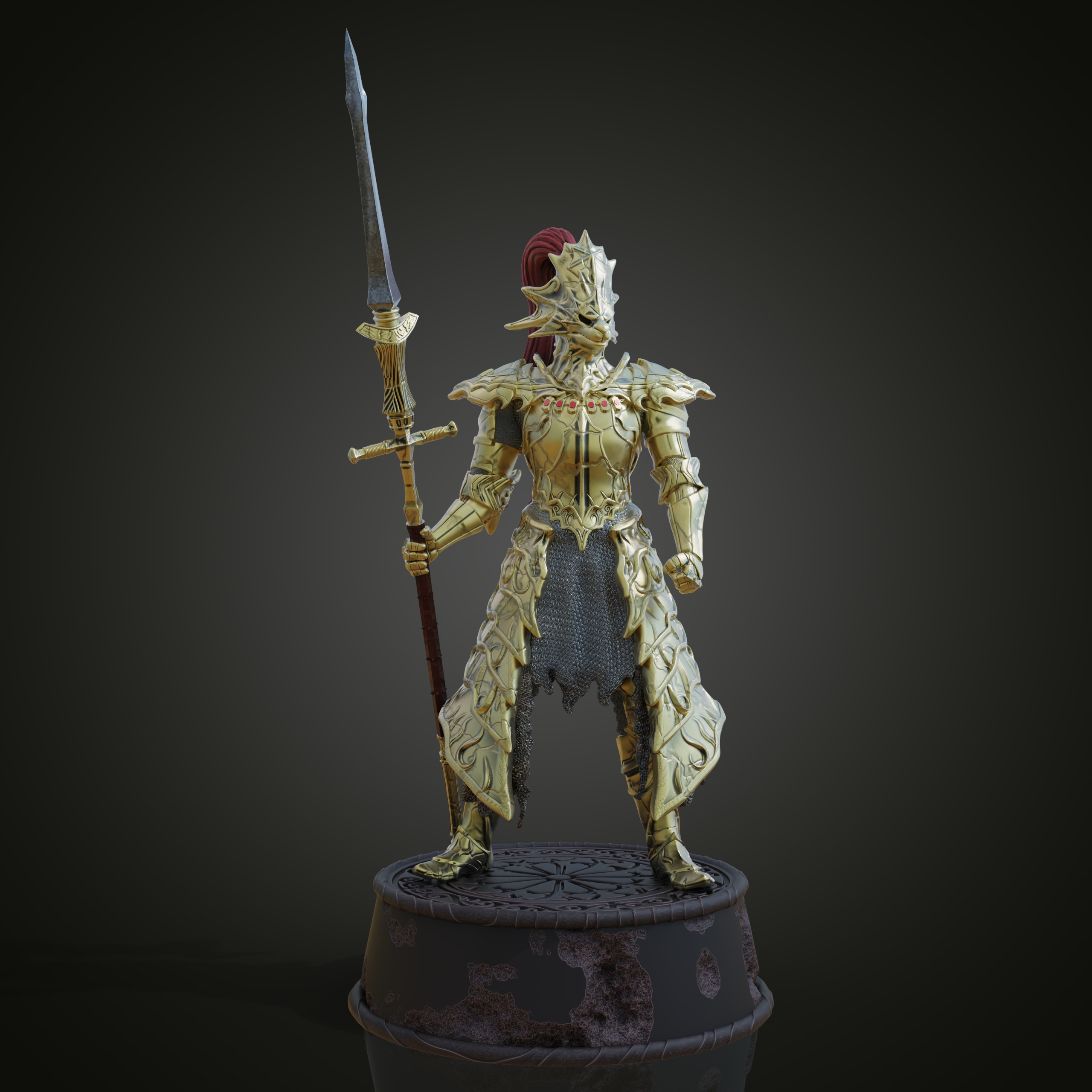 Dragon Slayer Ornstein Figure