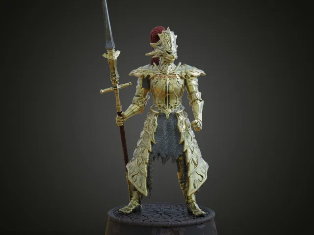 Dragon Slayer Ornstein Figure