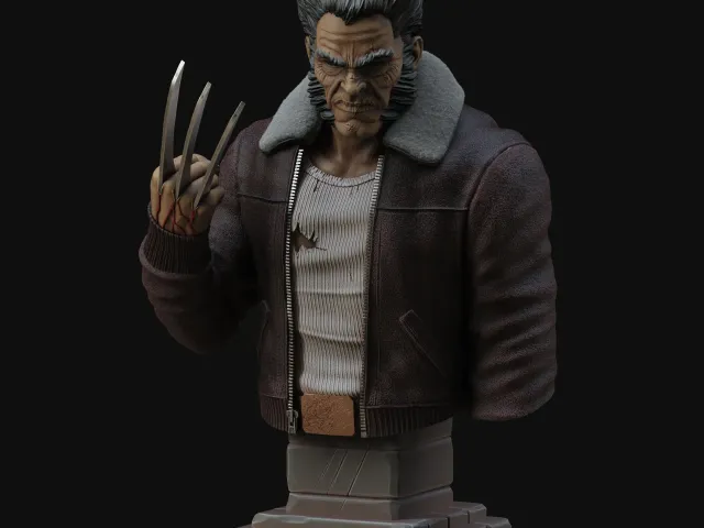 Old Man Logan Bust
