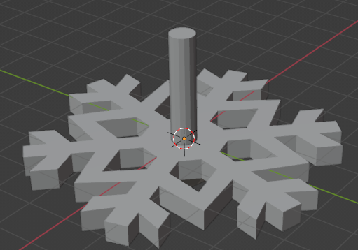 Miniatura 4 do modelo 3D Snowflake Dreidel