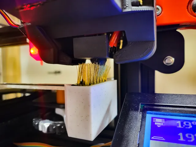 Ender 3 Pro Nozzle Wipe Attachment