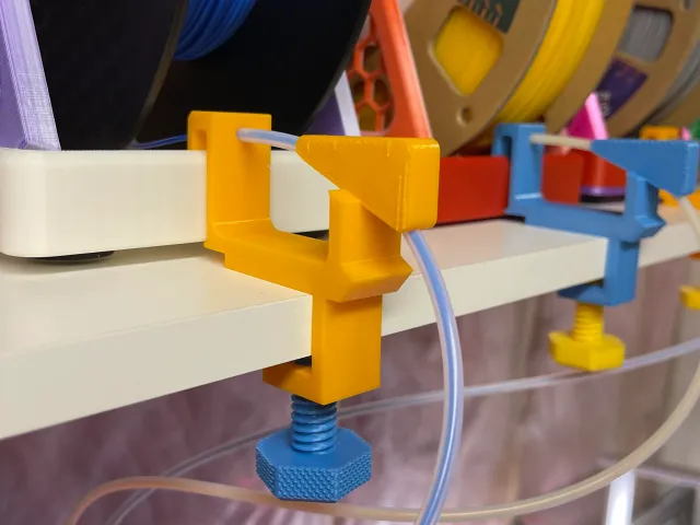 PTFE Passthrough Filament guide for Gravity Spoolholder