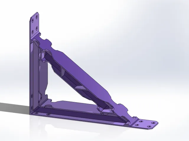 Lack Table Enclosure Leg Brace or Shelf Bracket - No Supports Needed