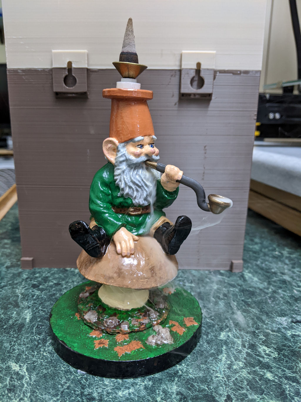 Gerome the Smoking Gnome, incense burner