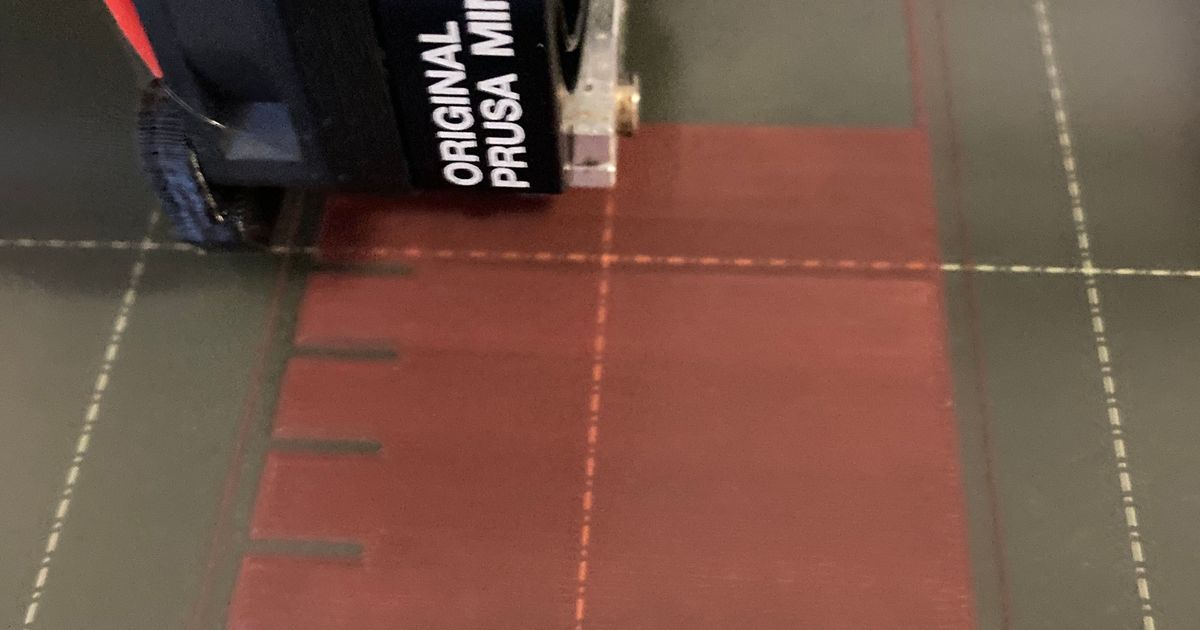 First Layer Calibration / Bed level / Z axis by Jakub Kalfař Download free STL model