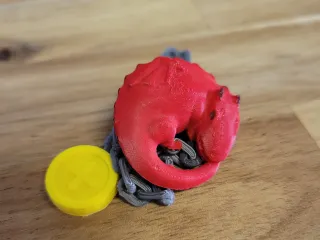 3d dragon, play doh