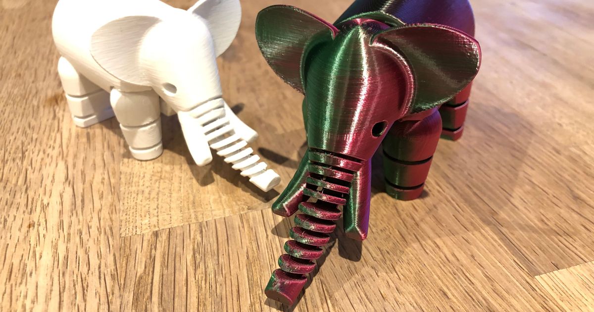 Articulating Elephant Big Boned Edition by jkoether Download free