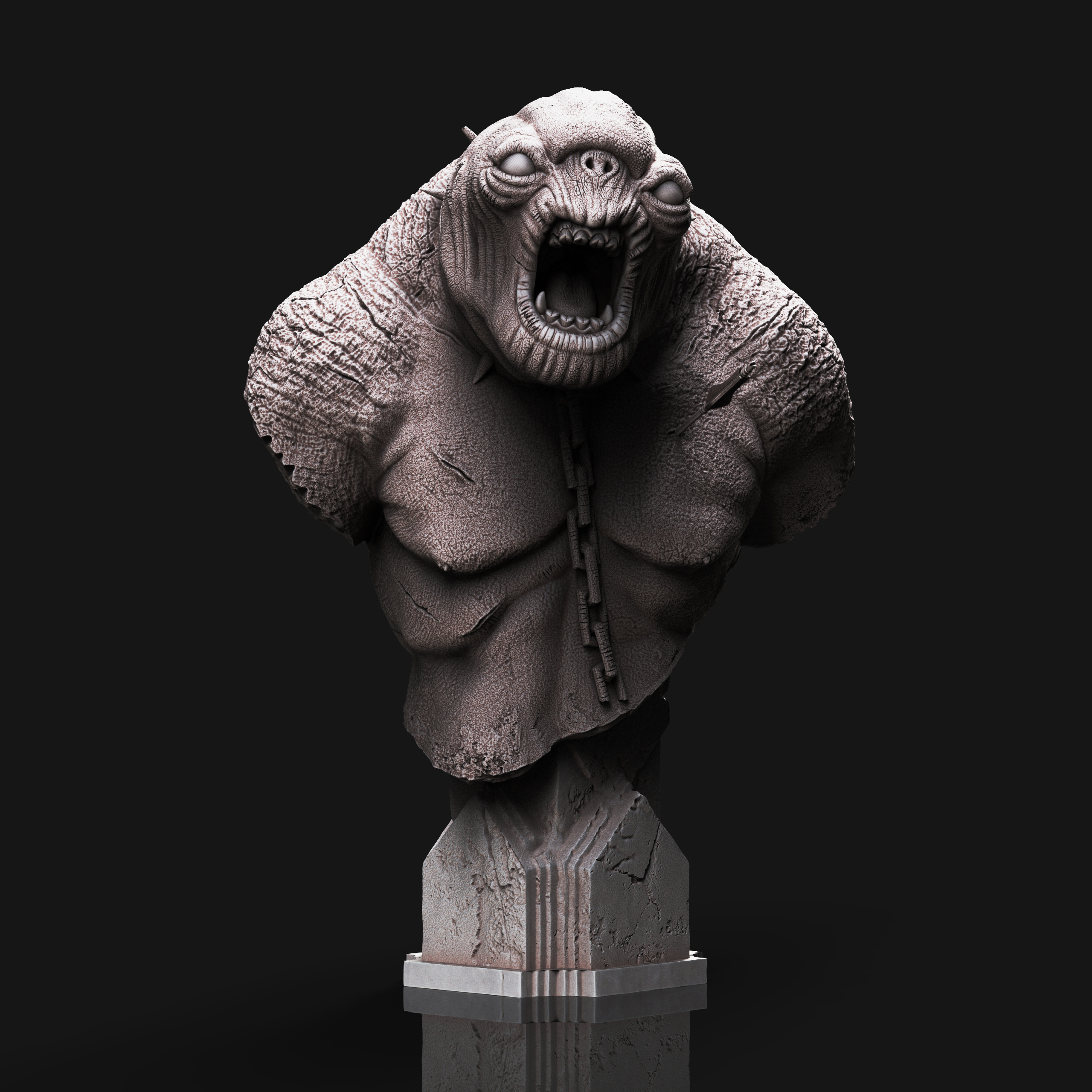 Cave Troll bust  - LOTR