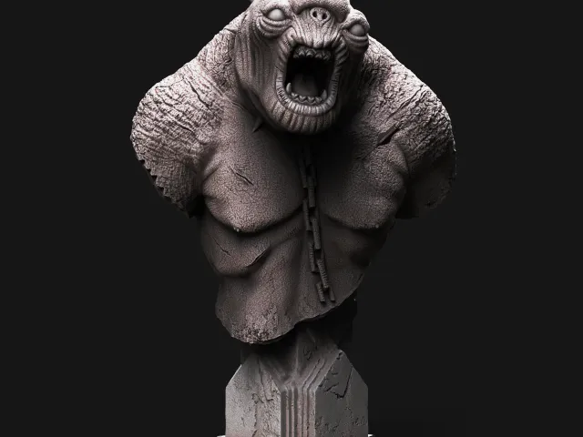 Cave Troll bust - LOTR