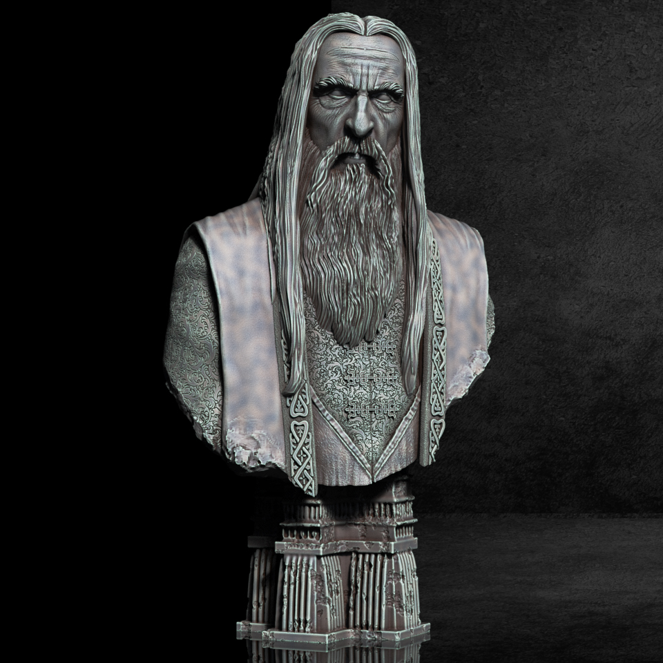 Saruman Bust  - LOTR