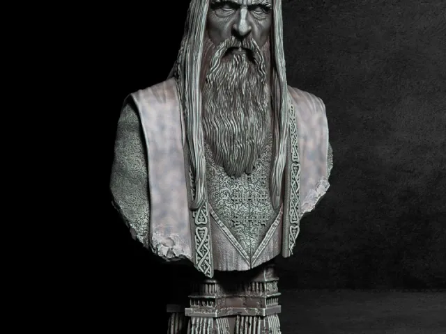 Saruman Bust  - LOTR